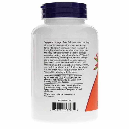 Sodium Ascorbate Powder Buffered, NOW